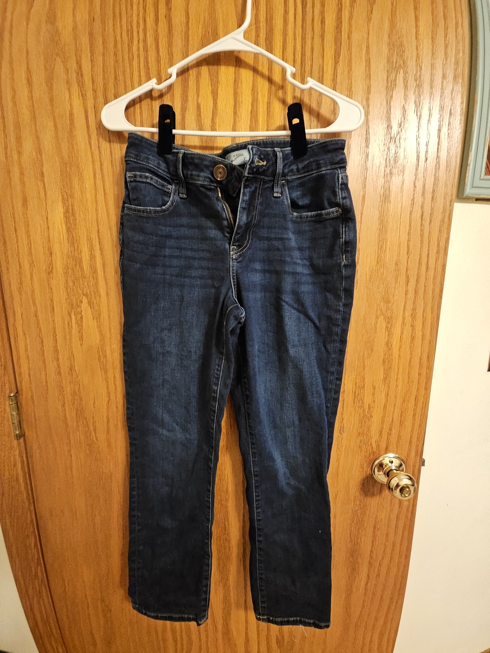 Maurices Dark Blue Straight Leg Jeans